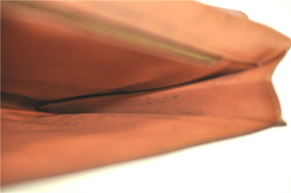 Authentic Louis Vuitton Monogram Porte Envelope Clutch Bag M51801 LV H6828