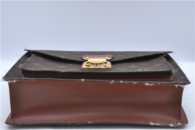 Authentic Louis Vuitton Monogram Monceau 2Way Shoulder Hand Bag M51185 LV H6844