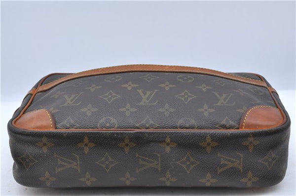 Authentic Louis Vuitton Monogram Compiegne 28 Clutch Hand Bag M51845 LV H6846