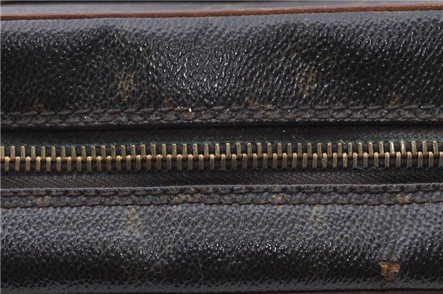 Authentic Louis Vuitton Monogram Compiegne 28 Clutch Hand Bag M51845 LV H6846