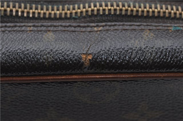 Authentic Louis Vuitton Monogram Compiegne 28 Clutch Hand Bag M51845 LV H6846