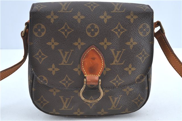 Auth Louis Vuitton Monogram Saint Cloud MM Shoulder Cross Bag M51243 LV H6856