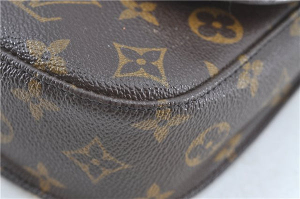 Auth Louis Vuitton Monogram Saint Cloud MM Shoulder Cross Bag M51243 LV H6856