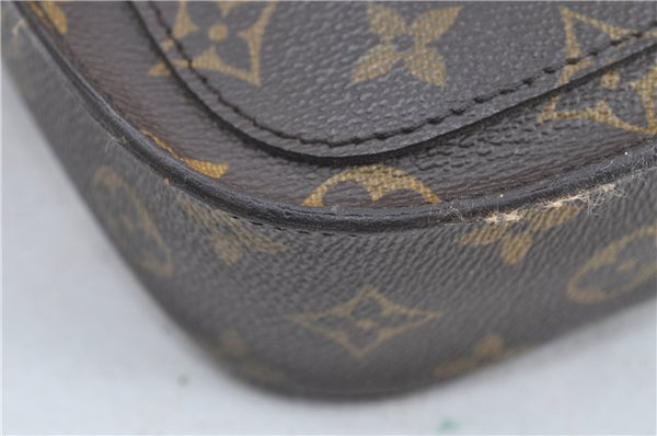 Auth Louis Vuitton Monogram Saint Cloud MM Shoulder Cross Bag M51243 LV H6856
