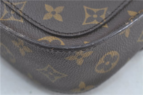 Auth Louis Vuitton Monogram Saint Cloud MM Shoulder Cross Bag M51243 LV H6856