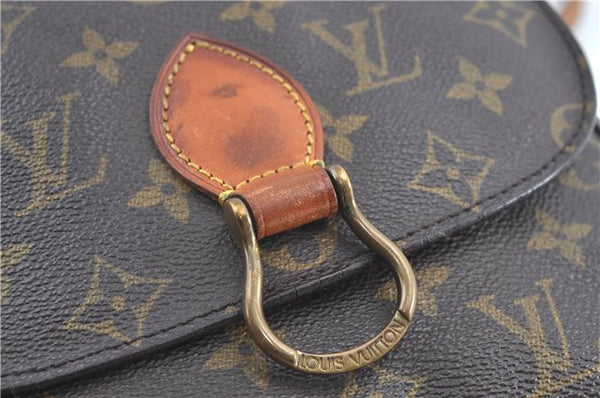Auth Louis Vuitton Monogram Saint Cloud MM Shoulder Cross Bag M51243 LV H6856