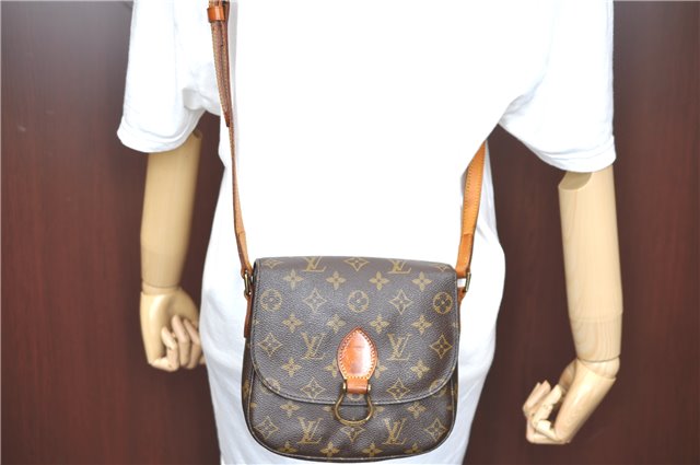 Auth Louis Vuitton Monogram Saint Cloud MM Shoulder Cross Bag M51243 LV H6856