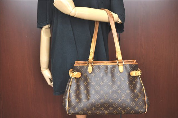 Authentic Louis Vuitton Monogram Batignolles Horizontal Tote Bag M51154 LV H6860