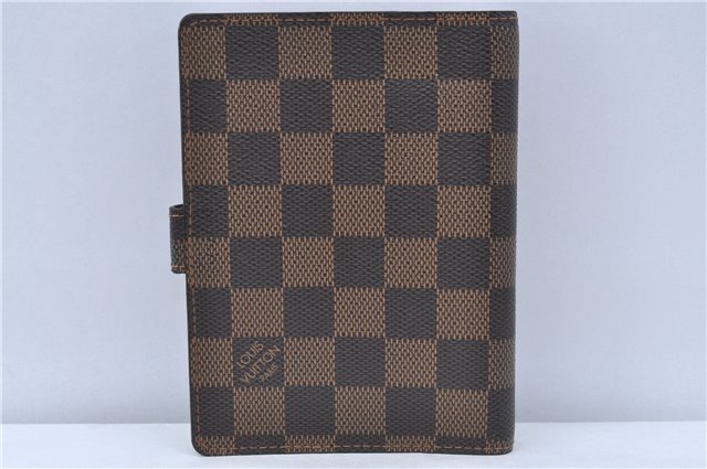 Authentic Louis Vuitton Damier Agenda PM Day Planner Cover R20700 Junk H6861