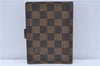 Authentic Louis Vuitton Damier Agenda PM Day Planner Cover R20700 Junk H6861