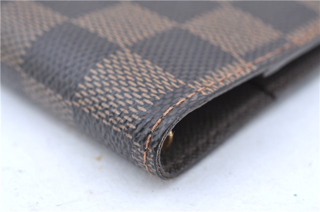 Authentic Louis Vuitton Damier Agenda PM Day Planner Cover R20700 Junk H6861