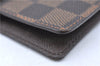 Authentic Louis Vuitton Damier Agenda PM Day Planner Cover R20700 Junk H6861