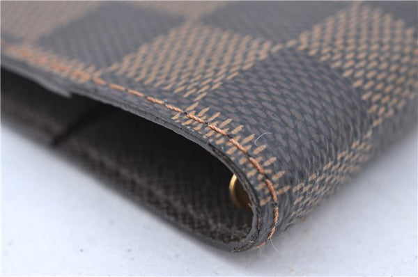 Authentic Louis Vuitton Damier Agenda PM Day Planner Cover R20700 Junk H6861