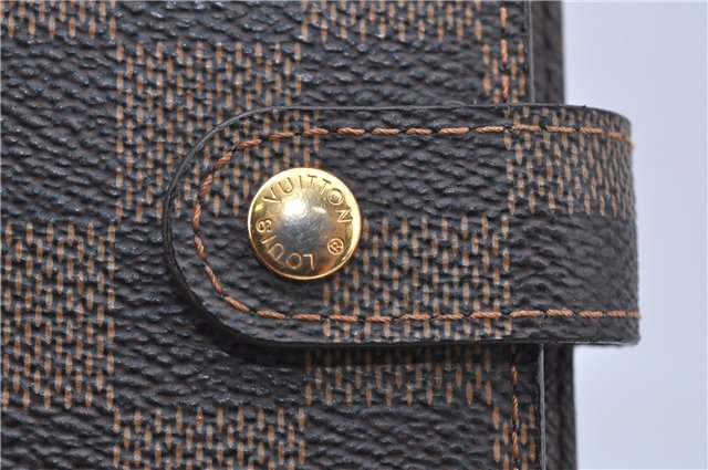 Authentic Louis Vuitton Damier Agenda PM Day Planner Cover R20700 Junk H6861