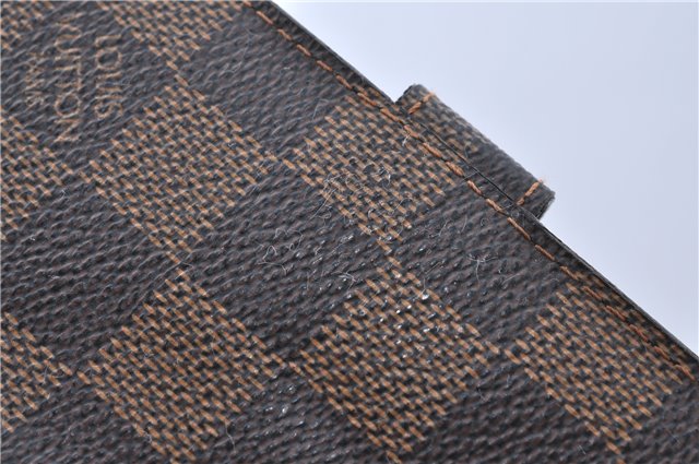 Authentic Louis Vuitton Damier Agenda PM Day Planner Cover R20700 Junk H6861