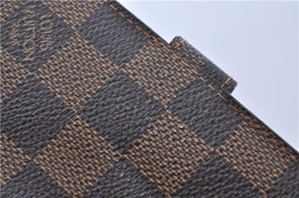 Authentic Louis Vuitton Damier Agenda PM Day Planner Cover R20700 Junk H6861