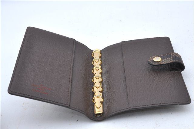 Authentic Louis Vuitton Damier Agenda PM Day Planner Cover R20700 Junk H6861