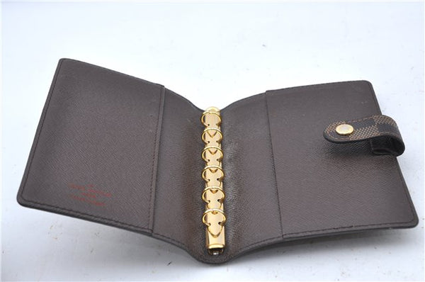 Authentic Louis Vuitton Damier Agenda PM Day Planner Cover R20700 Junk H6861