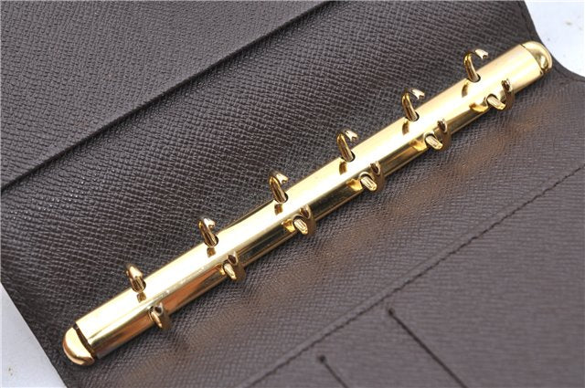 Authentic Louis Vuitton Damier Agenda PM Day Planner Cover R20700 Junk H6861