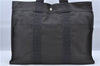 Authentic HERMES Her Line MM Hand Tote Bag Polyamide Gray H6871