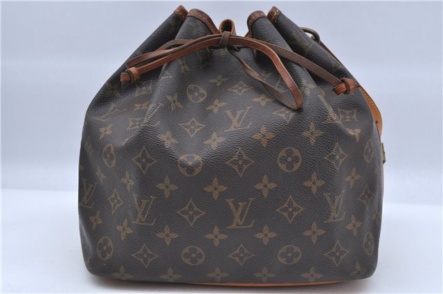 Authentic Louis Vuitton Monogram Petit Noe Shoulder Bag M42226 LV H6873