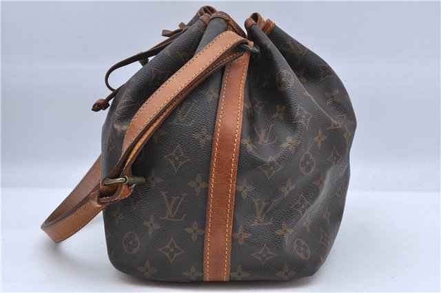 Authentic Louis Vuitton Monogram Petit Noe Shoulder Bag M42226 LV H6873