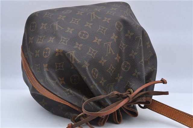 Authentic Louis Vuitton Monogram Petit Noe Shoulder Bag M42226 LV H6873