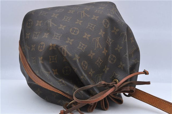 Authentic Louis Vuitton Monogram Petit Noe Shoulder Bag M42226 LV H6873