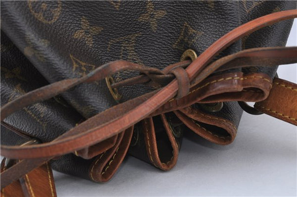 Authentic Louis Vuitton Monogram Petit Noe Shoulder Bag M42226 LV H6873