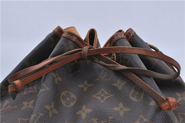 Authentic Louis Vuitton Monogram Petit Noe Shoulder Bag M42226 LV H6873