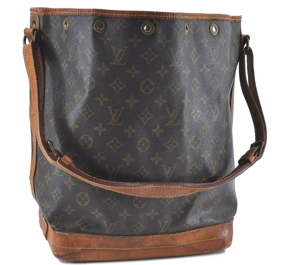 Authentic Louis Vuitton Monogram Noe Shoulder Bag M42224 LV H6875