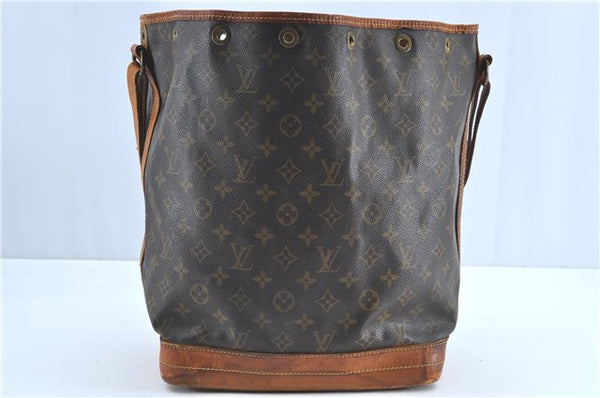 Authentic Louis Vuitton Monogram Noe Shoulder Bag M42224 LV H6875