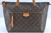Authentic Louis Vuitton Monogram Iena MM Shoulder Tote Bag M42267 LV H6882