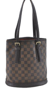 Authentic Louis Vuitton Damier Marais Bucket Shoulder Tote Bag N42240 LV H6891