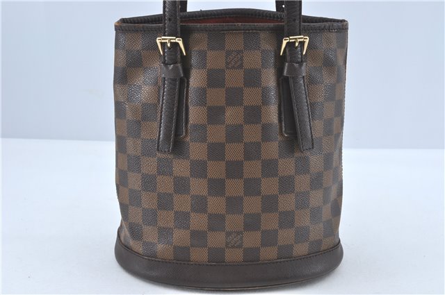 Authentic Louis Vuitton Damier Marais Bucket Shoulder Tote Bag N42240 LV H6891