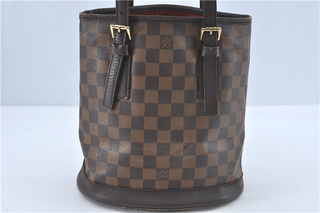 Authentic Louis Vuitton Damier Marais Bucket Shoulder Tote Bag N42240 LV H6891