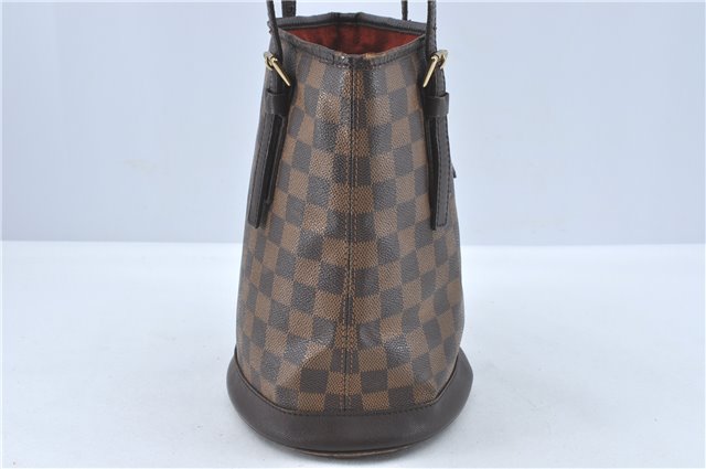 Authentic Louis Vuitton Damier Marais Bucket Shoulder Tote Bag N42240 LV H6891