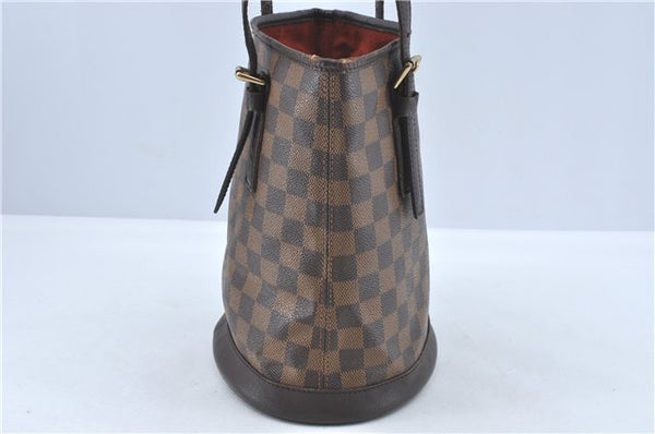 Authentic Louis Vuitton Damier Marais Bucket Shoulder Tote Bag N42240 LV H6891