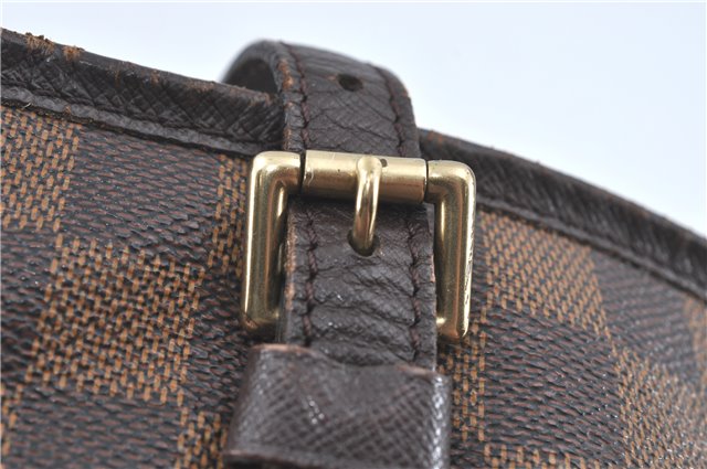 Authentic Louis Vuitton Damier Marais Bucket Shoulder Tote Bag N42240 LV H6891