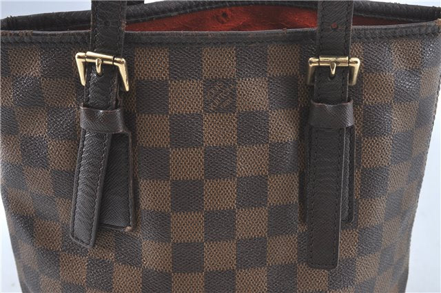 Authentic Louis Vuitton Damier Marais Bucket Shoulder Tote Bag N42240 LV H6891