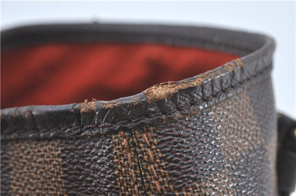 Authentic Louis Vuitton Damier Marais Bucket Shoulder Tote Bag N42240 LV H6891