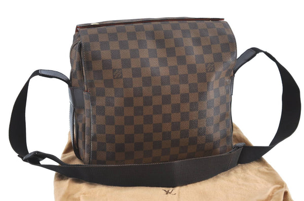 Authentic Louis Vuitton Damier Naviglio Shoulder Cross Body Bag N45255 LV H6893