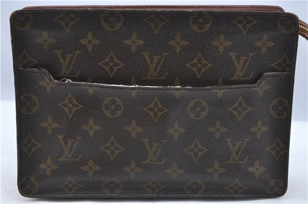 Authentic Louis Vuitton Monogram Pochette Homme Clutch Hand Bag M51795 LV H6896
