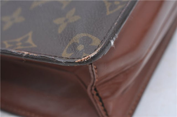 Authentic Louis Vuitton Monogram Pochette Homme Clutch Hand Bag M51795 LV H6896