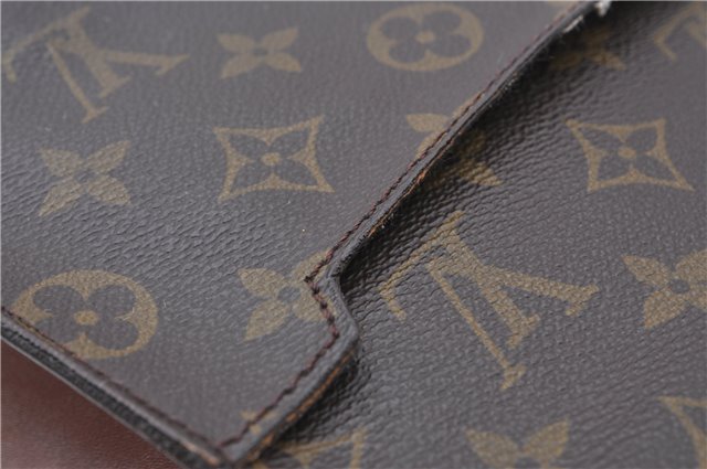 Authentic Louis Vuitton Monogram Pochette Homme Clutch Hand Bag M51795 LV H6896