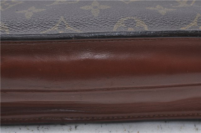 Authentic Louis Vuitton Monogram Pochette Homme Clutch Hand Bag M51795 LV H6896