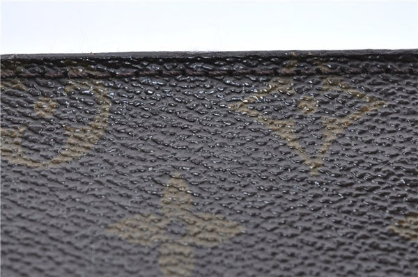 Authentic Louis Vuitton Monogram Pochette Homme Clutch Hand Bag M51795 LV H6896