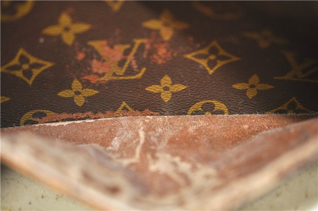 Authentic Louis Vuitton Monogram Pochette Homme Clutch Hand Bag M51795 LV H6896