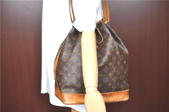 Authentic Louis Vuitton Monogram Noe Shoulder Bag M42224 LV H6923