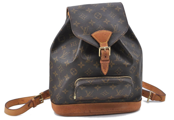 Authentic Louis Vuitton Monogram Montsouris MM Backpack M51136 LV H6928